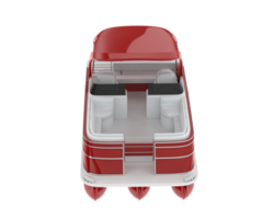 Small boat isolated on background. 3d rendering - illustration png