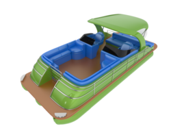 Small boat isolated on background. 3d rendering - illustration png