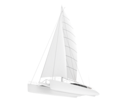 Sail boat isolated on background. 3d rendering - illustration png