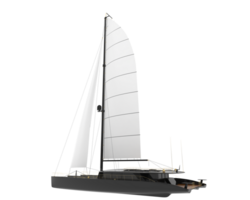 Sail boat isolated on background. 3d rendering - illustration png