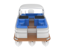 Small boat isolated on background. 3d rendering - illustration png
