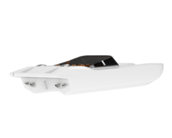 Speed boat isolated on background. 3d rendering - illustration png