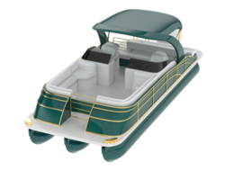 Small boat isolated on background. 3d rendering - illustration png
