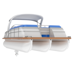 Small boat isolated on background. 3d rendering - illustration png