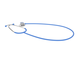 Stethoscope isolated on background. 3d rendering - illustration png