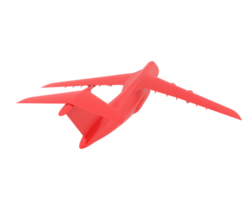 Cargo airplane isolated on background. 3d rendering - illustration png