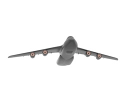 carga avión aislado en antecedentes. 3d representación - ilustración png