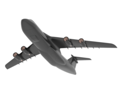 Cargo airplane isolated on background. 3d rendering - illustration png