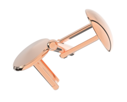 Cufflinks isolated on background. 3d rendering - illustration png