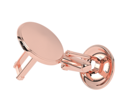 Cufflinks isolated on background. 3d rendering - illustration png