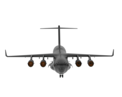 Cargo airplane isolated on background. 3d rendering - illustration png