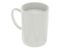 Coffee mug isolated on background. 3d rendering - illustration png