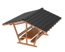 Garden table isolated on background. 3d rendering - illustration png