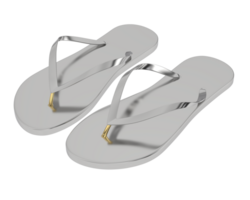 Flip flops isolated on background. 3d rendering - illustration png