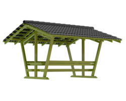 jardin table isolé sur Contexte. 3d le rendu - illustration png