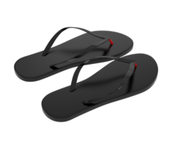 Flip flops isolated on background. 3d rendering - illustration png