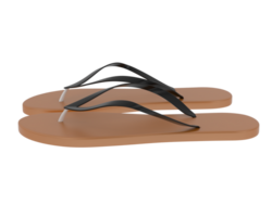 Flip flops isolated on background. 3d rendering - illustration png