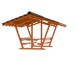 Garden table isolated on background. 3d rendering - illustration png