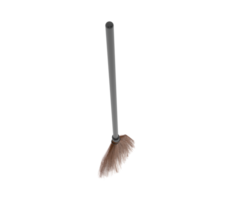 Broom isolated on background. 3d rendering - illustration png