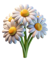 Chamomile Flower 3d Item png
