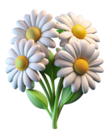 Chamomile Flower 3d Element png