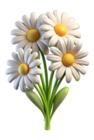Chamomile Flower 3d Graphic png