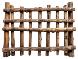 Old wooden fence png