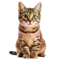 cat isolated on transparent background png