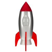The Rocket image for Business or sci concept 3d rendering. png