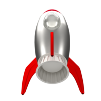 The Rocket image for Business or sci concept 3d rendering. png