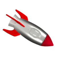 The Rocket image for Business or sci concept 3d rendering. png