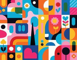 Abstract background with lines and colors, creating an artistic composition- vector