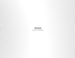 Abstract circle halftone black background. Gradient retro line pattern design. Monochrome graphic. Circle for sound wave. illustration vector