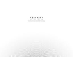 Abstract circle halftone black background. Gradient retro line pattern design. Monochrome graphic. Circle for sound wave. illustration vector