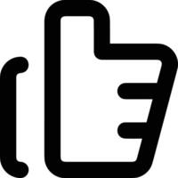 Hand icon symbol image illustration vector