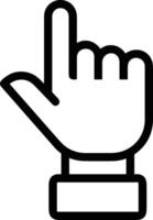 Hand icon symbol image illustration vector