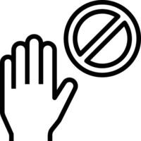 Hand icon symbol image illustration vector