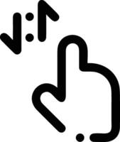 Hand icon symbol image illustration vector