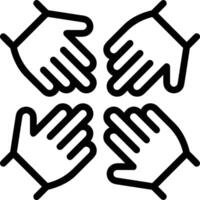 Hand icon symbol image illustration vector