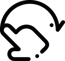 Hand icon symbol image illustration vector