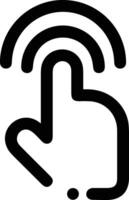 Hand icon symbol image illustration vector