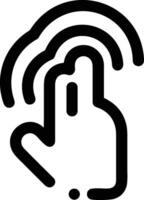 Hand icon symbol image illustration vector
