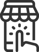 Hand icon symbol image illustration vector