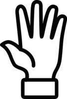 Hand icon symbol image illustration vector
