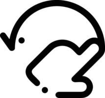 Hand icon symbol image illustration vector
