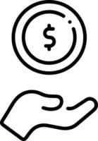Hand icon symbol image illustration vector