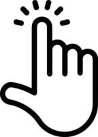Hand icon symbol image illustration vector
