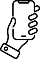 Hand icon symbol image illustration vector