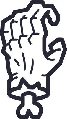 Hand icon symbol image illustration