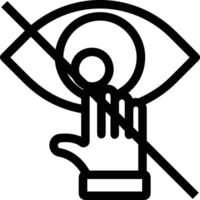 Hand icon symbol image illustration vector